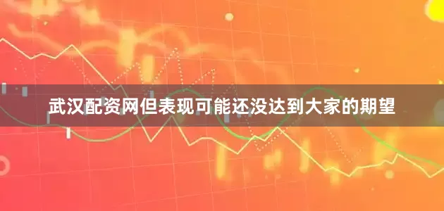 武汉配资网但表现可能还没达到大家的期望