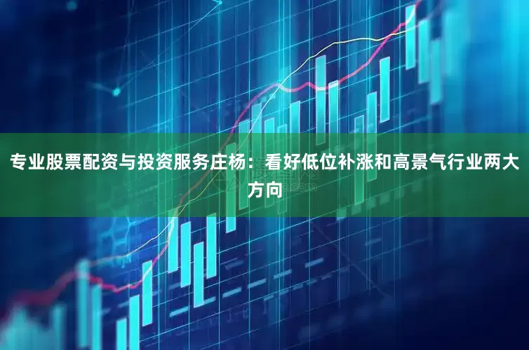 专业股票配资与投资服务庄杨：看好低位补涨和高景气行业两大方向